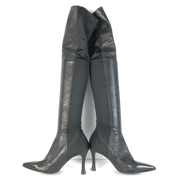 paco gil boots leather sock knee high - Picture 3 of 6